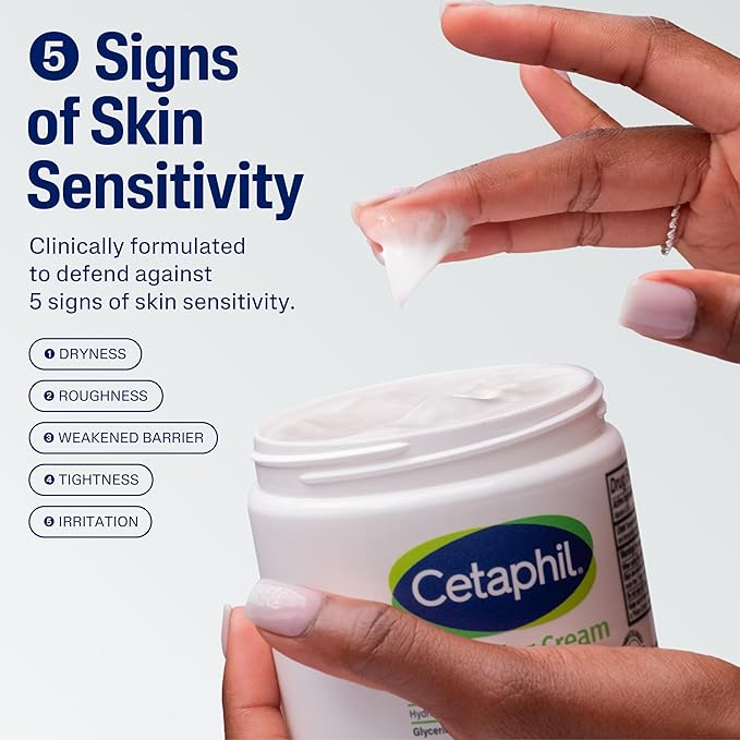 Cetaphil Face & Body Moisturizer, Hydrating Moisturizing Cream - Image 2