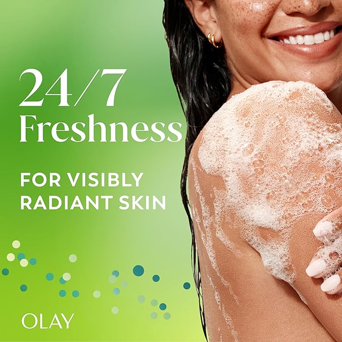 Olay Body Wash for Women, 24/7 Skin-Loving Freshness, Miami Mocktails, Plant - Image 3