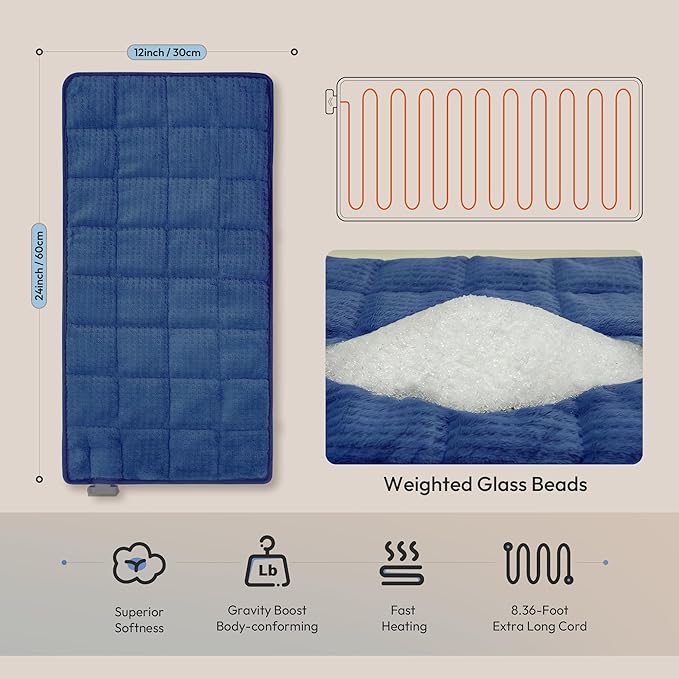 GOTCOZY Weighted Heating Pad 12"X24" - Image 3