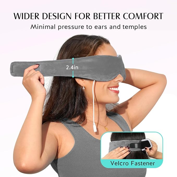YFONG Heated Eye Mask, Warm Eye Compress Mask - Image 5