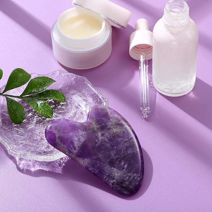 rosenice Gua Sha Facial Tools Natural Gua Sha Scraping Massage Tool - Image 6