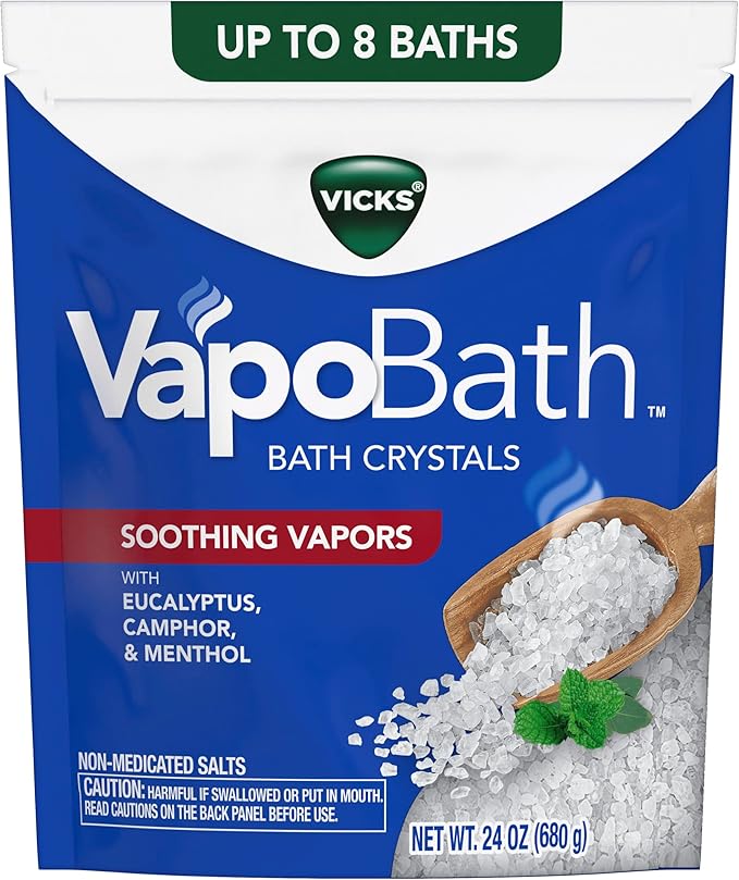 Vicks VapoBath, Bath Crystals, Soothing Non-Medicated Vicks Vapors, Refreshing by Vicks