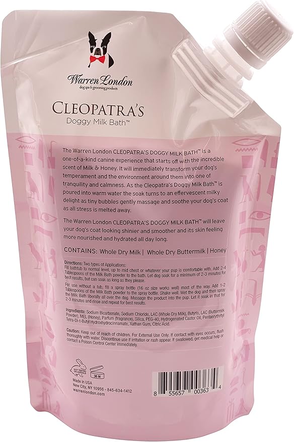 Warren London Cleopatra's Doggy Milk Bath | Luxurious Dog Shampoo and - Image 9