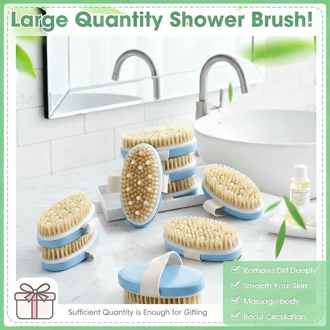 Gejoy 10 Pcs Dry Brushing Body Brush - Image 4