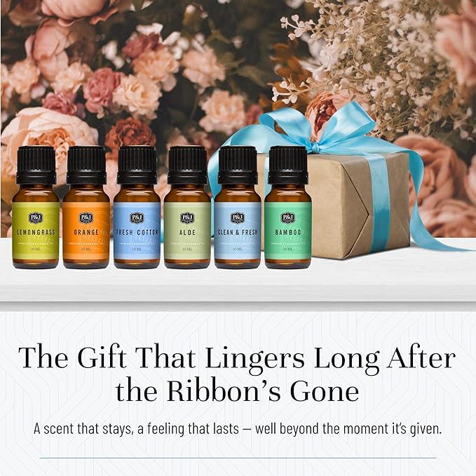 P&J Fragrance Oil Clean Home Set | Lemongrass, Fresh Cotton, Clean & Fresh - Image 5