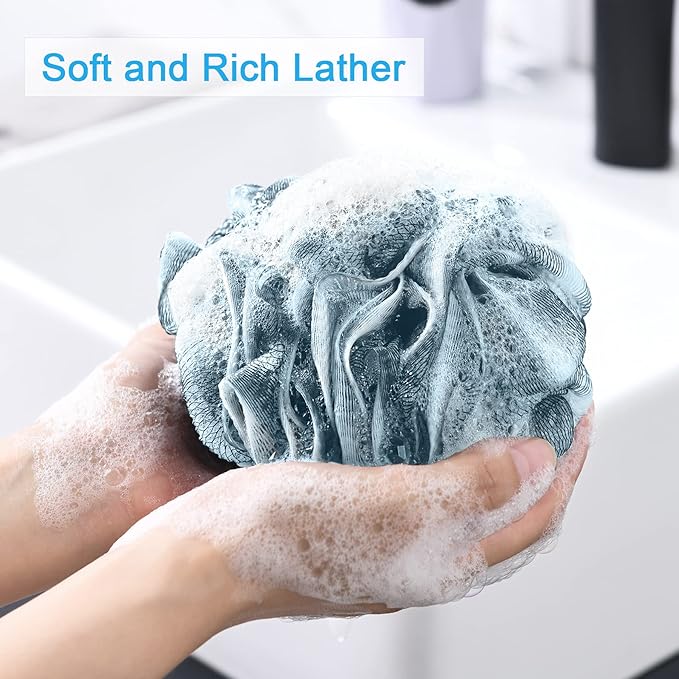 AmazerBath Bath Shower Loofah Sponge 75g/PCS Bath Sponges - Image 2