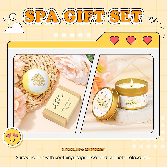 Gift Baskets for Women Unique Birthday Gifts for Women self care cheer up gifts - Image 5
