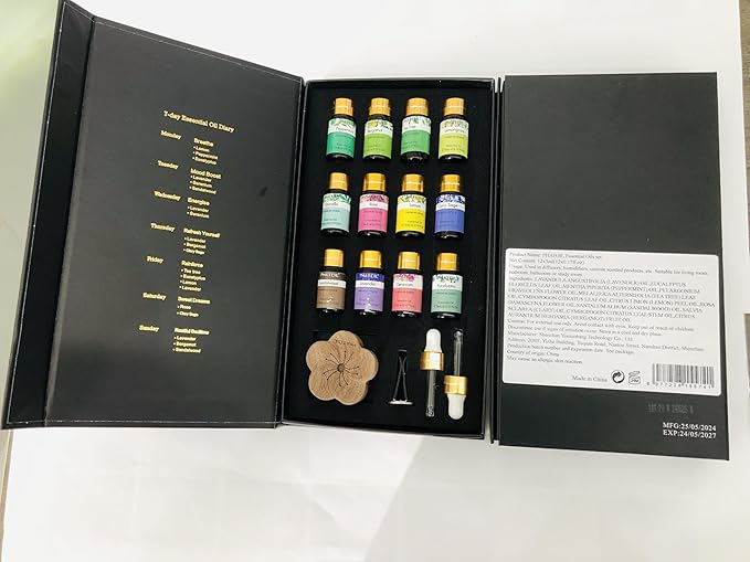 PHATOIL Essential Oil Set, 12x5ml Essential Oils Gift Set - Image 2