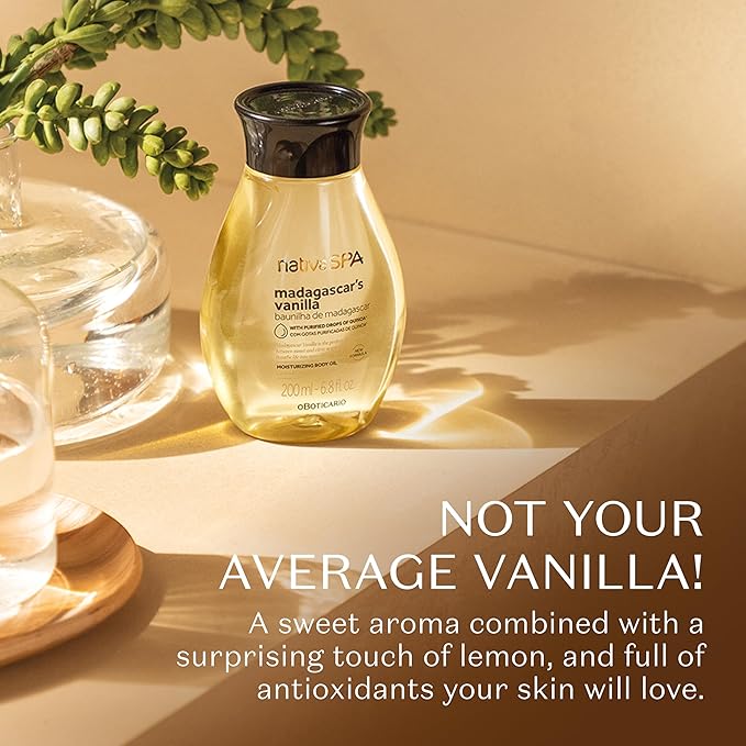 Nativa SPA by O Boticário, Madagascar Vanilla Body Oil, Soothing & Moisturizing - Image 6