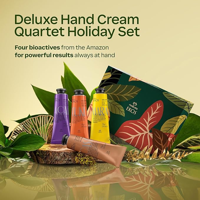 Natura - Deluxe Hand Cream Holiday Set – 4 Vegan Brazilian Hand Cream Gift - Image 3