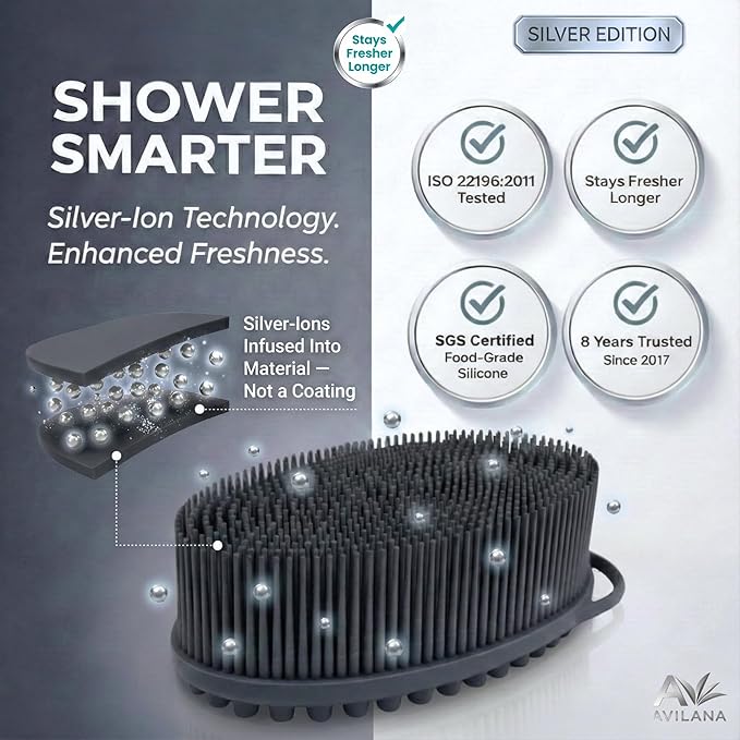 Avilana Silver Edition Body Scrubber - Image 3
