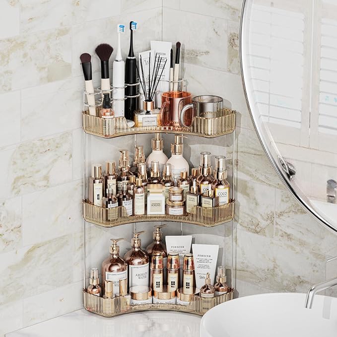 Asayuee 3-Tier Corner Bathroom Counter Organizer - Image 5