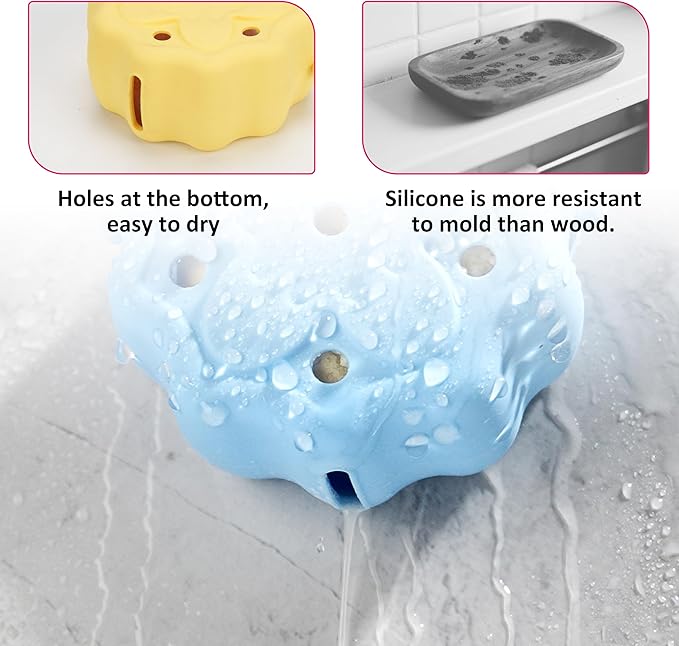 2 Packs Silicone Shower Steamer Tray/Holder, Durable Steamer Hanger, - Image 6