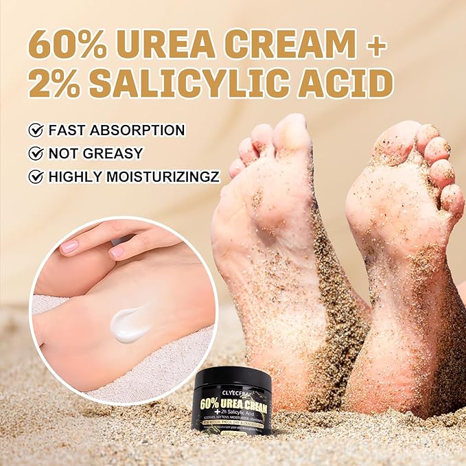 2Pack 60% Urea Cream with 2% Salicylic Acid, Urea Cream 60 Percent - Image 7