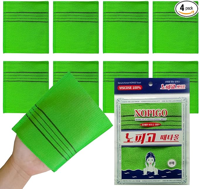 Korean Asian Exfoliating Bath Washcloth Mitt by NOPIGOSEOULKOREA