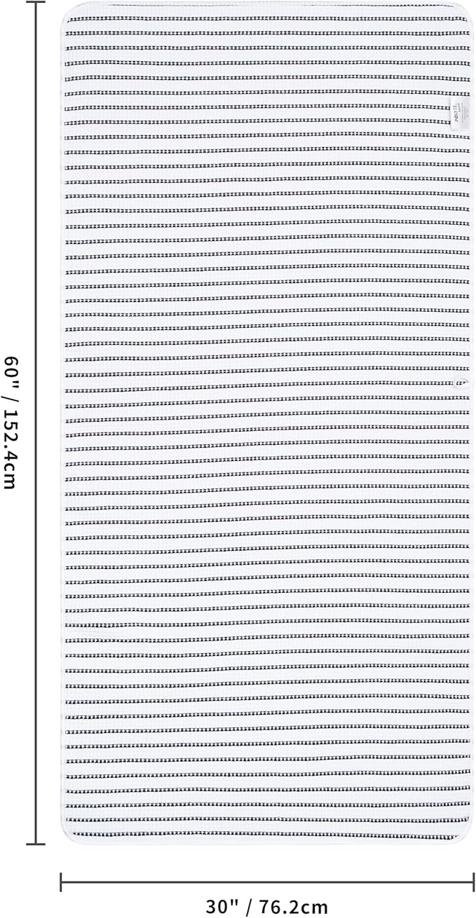 POLYTE 430 GSM Microfiber Oversize Quick Dry Lint Free Bath Towel, 60 x 30 in - Image 3
