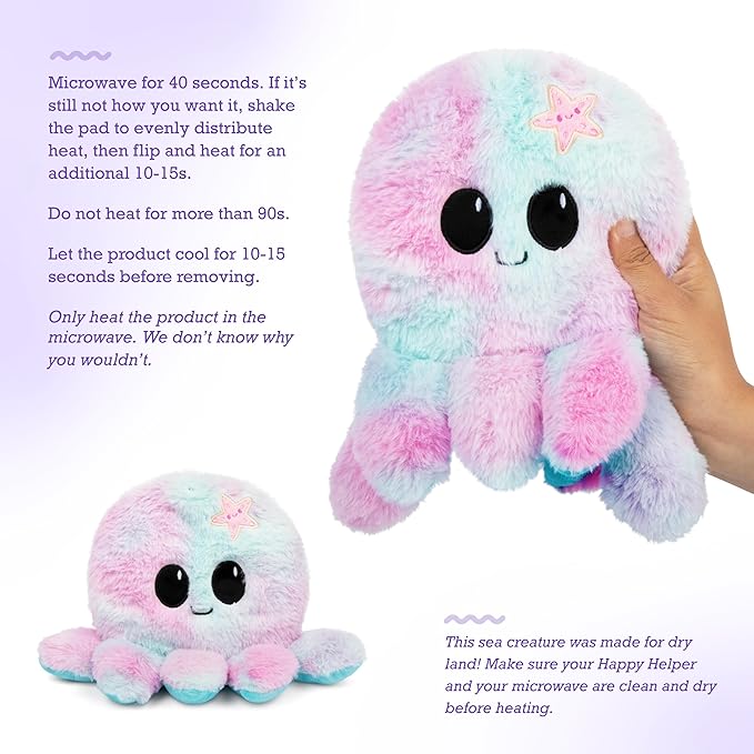 Happy Helpers Octopus by Relatable, Microwavable Heating Pad - Image 5