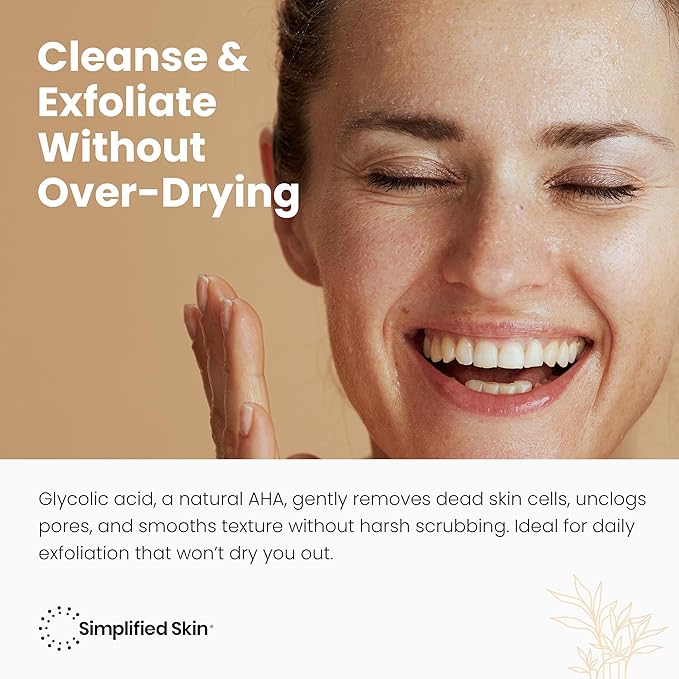 Simplified Skin Glycolic Acid Face Wash - Image 2