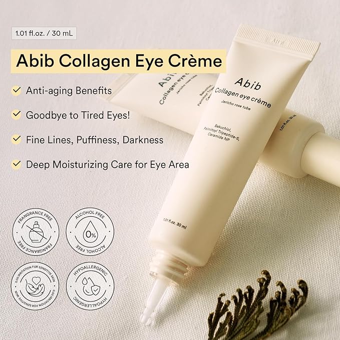 Abib Eye-Deal Collagen Eye Care Kit | Collagen Eye Patch, Eye Cream | Puffy - Image 3