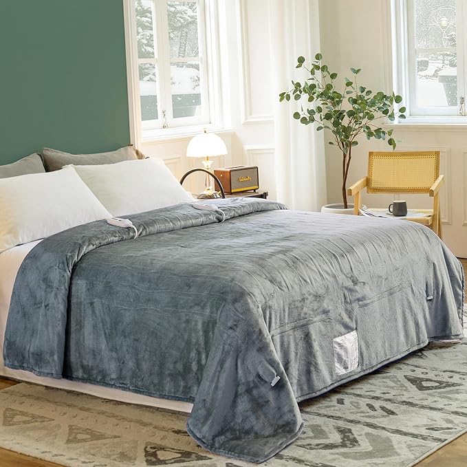 JET'S HOME Heated Blanket King 100"x90" by Jetshome