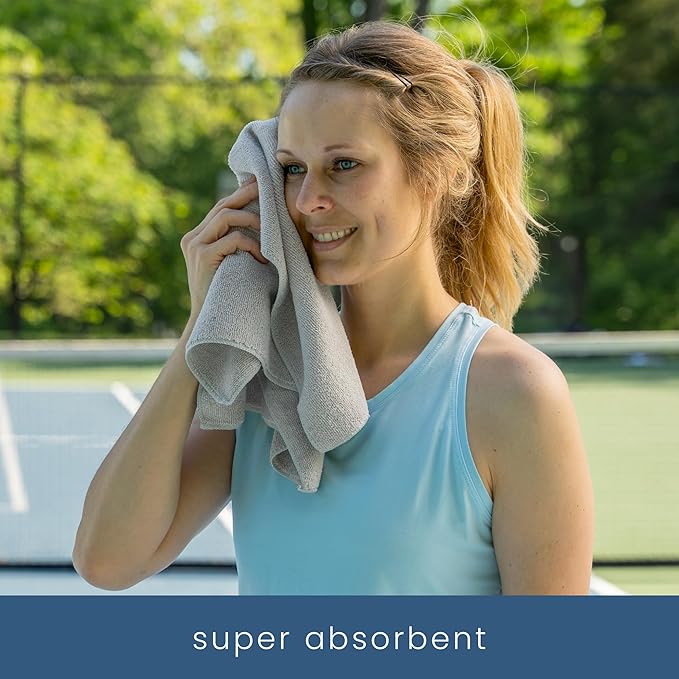 S&T INC. Microfiber Gym Towels, Yoga Towel - Image 2
