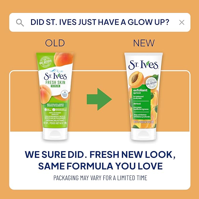 St. Ives Fresh Skin Apricot Face Scrub, Deep Exfoliator Skin Care - Image 3