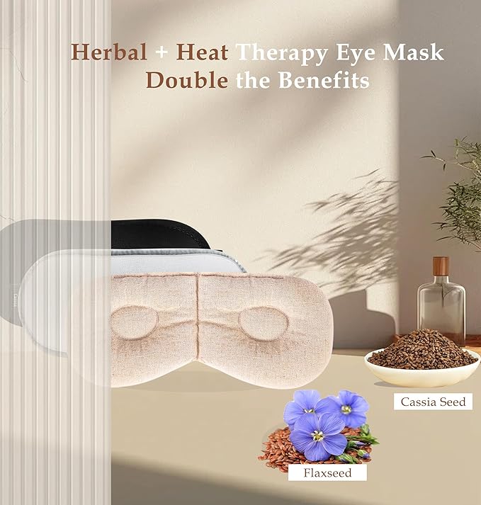 Heated Eye Mask, Moist Warm Compress Microwave - Image 2