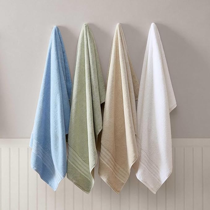 Martha Stewart - Bath Towels, Soft & Absorbent 100% Cotton Towels, Plush 700 GSM - Image 8
