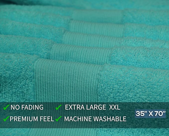Softolle 100% Cotton Luxury Bath Sheets - Image 8