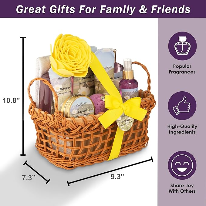 Aqua Elegante Spa Basket For Women - Image 8