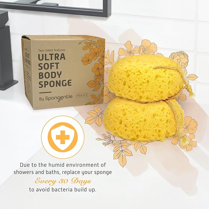 Spongentle Loofah Sponge for Shower and Bathing, Bath Sponge - Image 6