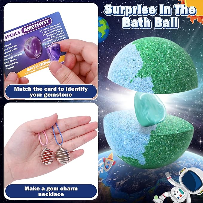 Toylink Galaxy Bath Bombs for Kids - Image 3