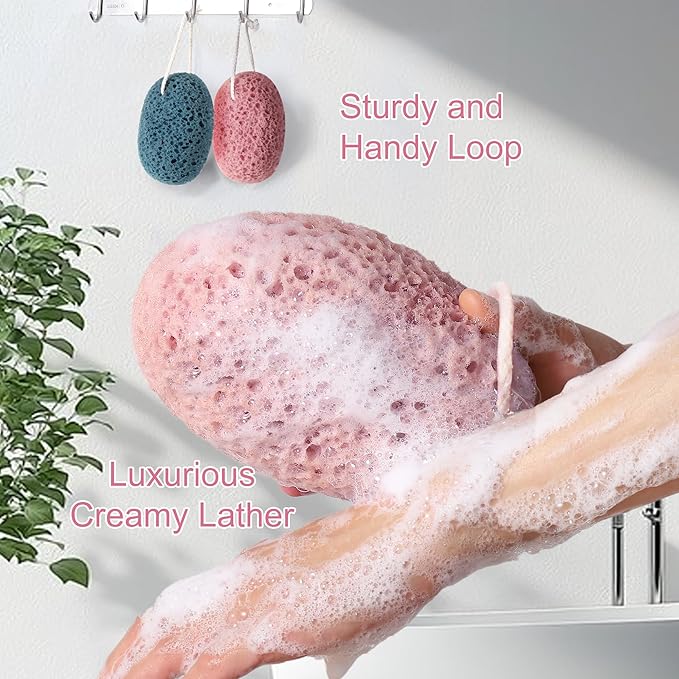 Shower Sponge for Body, Soft Loofah Puff Foam Sponges Gentle Cleansing & - Image 3