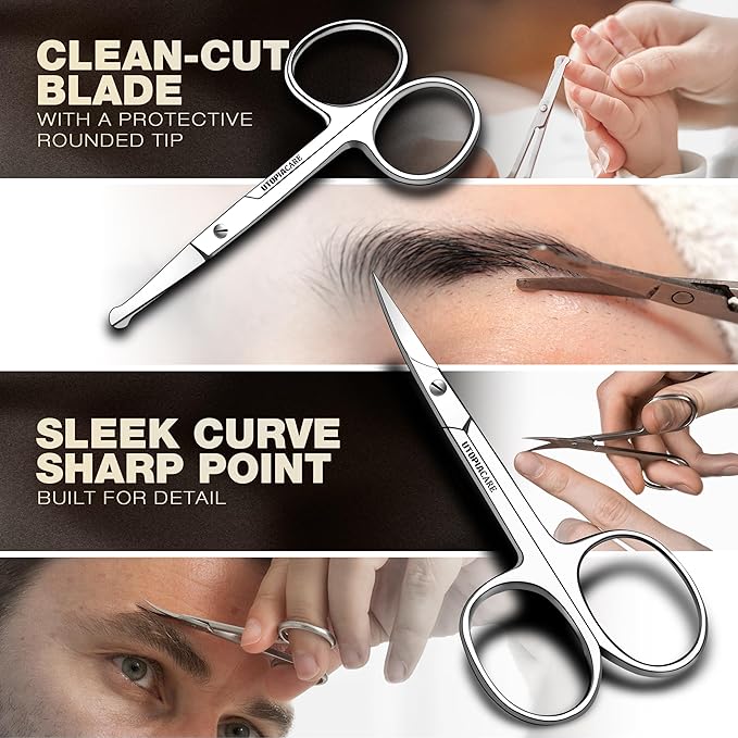 Utopia Care Eyebrow Scissors, Professional Stainless Steel Small Shears - Image 5