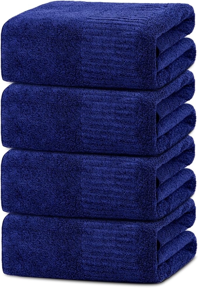 SEISSO Bath Towels 4 Pack Premium Large Towels by SEISSO