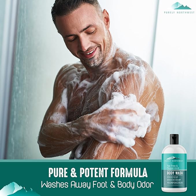 Tea Tree Body Wash for Men and Women – Natural Tea Tree Oil Body Cleanser for - Image 2