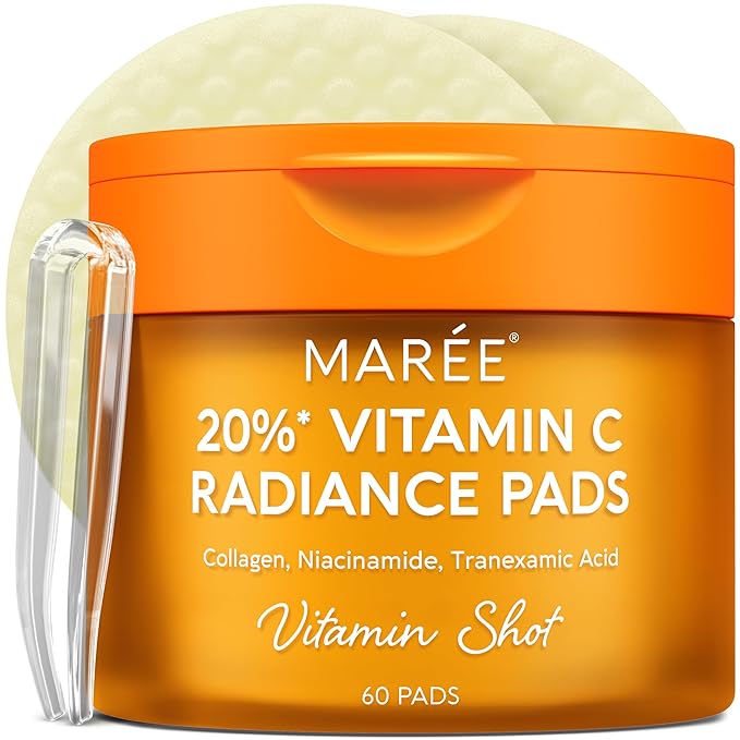 MAREE Vitamin C Toner Pads for Face – Brightening Facial Polishes by MAREE