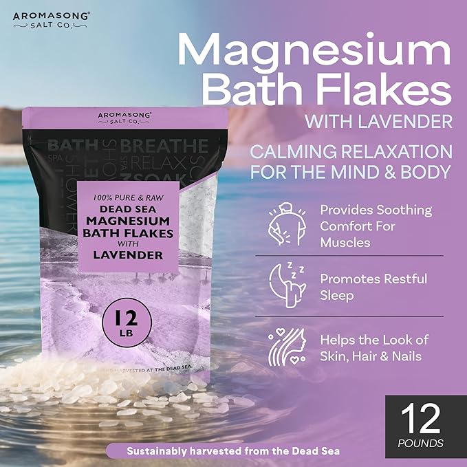 Aromasong RAW Magnesium Bath Flakes - Image 3