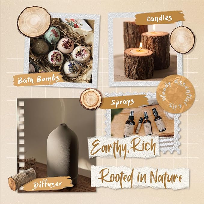 SALKING Woody Essential Oils Gift Set, Natural and Pure Aromatherapy Fragrance - Image 6