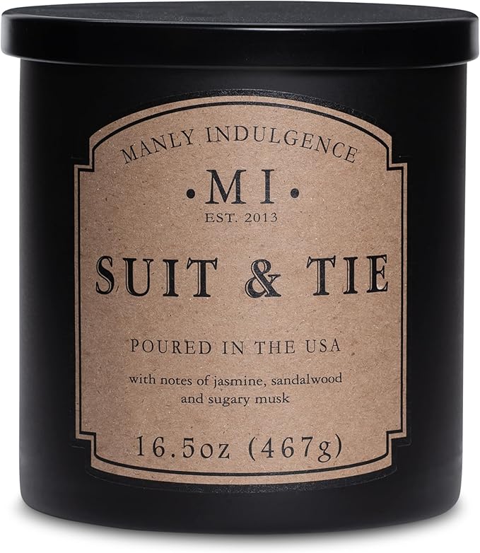 Manly Indulgence Suit & Tie Scented Candles by ManlyIndulgence
