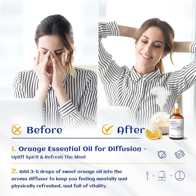 HIQILI 30ML Sweet Orange Essential Oil - Image 2