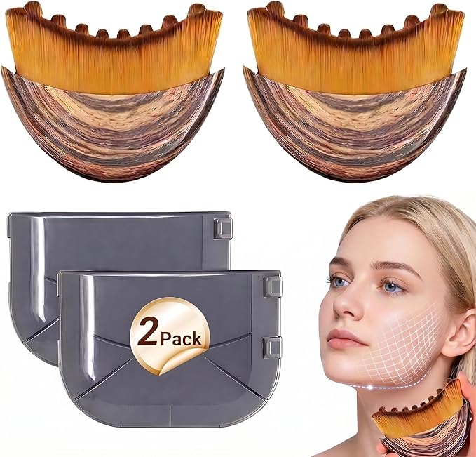 Lymphatic Contour Face Brush, Lymphatic Face Brush, Lymphatic Drainage Brush by Unknown
