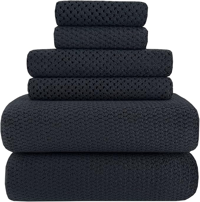 YTYC 29x59 Inch Bath Towels Set of 6 Large, Super Soft Absorbent Lint Free - Image 7