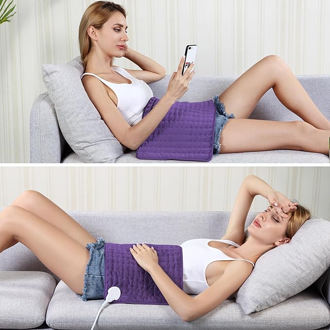 Electric Heating pad with 6 Heat Settings, Auto Shut Off, Dry Electric Heating - Image 6