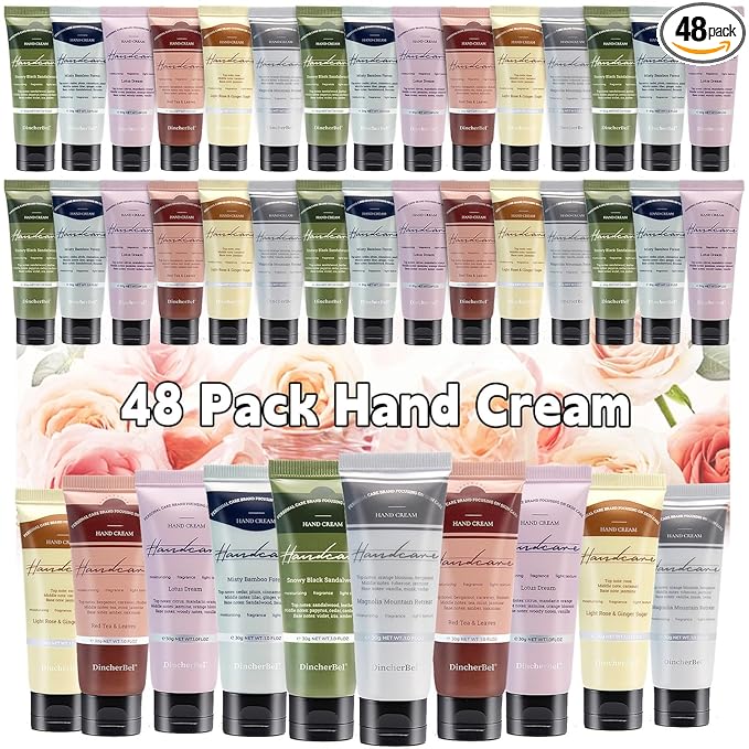 DincherBel 48 Pack Hand Cream Set by DincherBel