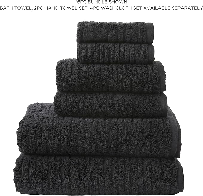 SKL Home CloudSoft 100% Cotton Luxury 4-Piece Washcloth Set, 520 GSM, Ultra - Image 8