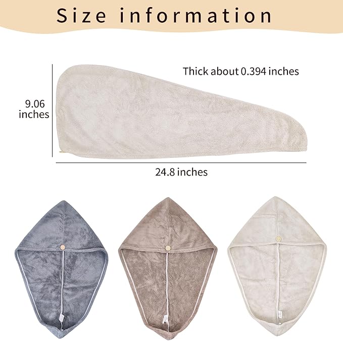 Hair Towel Wrap for Women - Image 4