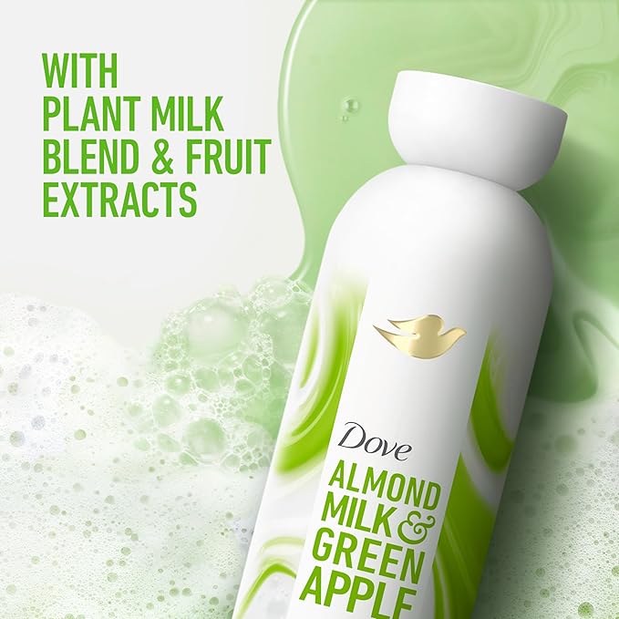 Dove Plant Milk Cleansing Body Wash Almond Milk & Green Apple - Image 3