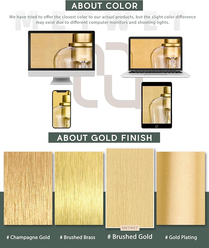 Bathroom Light Fixtures, 3-Light Modern Vanity Light - Image 8
