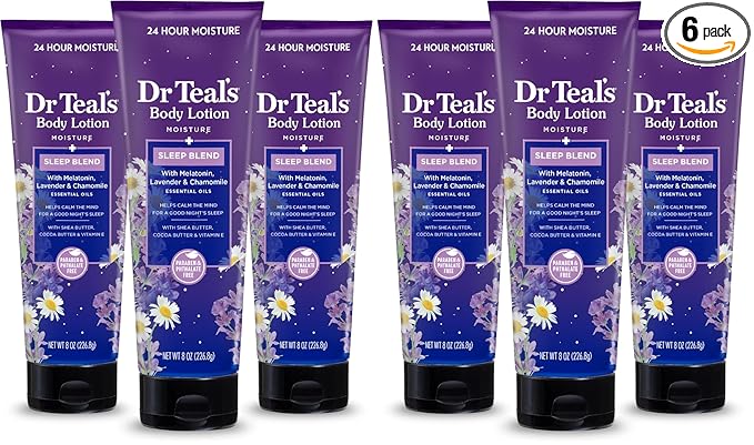Dr Teal's Sleep Body Lotion, 24-Hour Moisture, by DrTeals